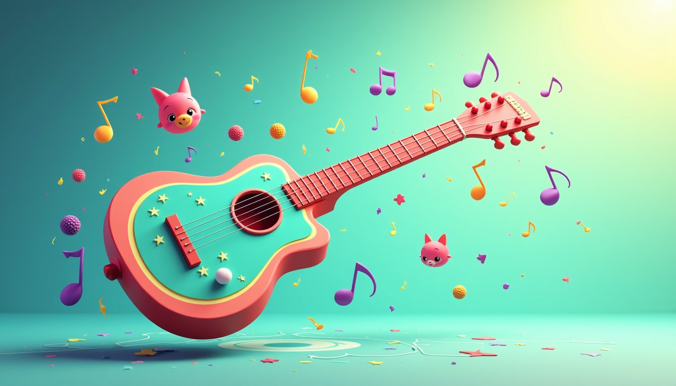 Free Magical Musical Guitar Image - Guitar, Music, Colorful | Download ...