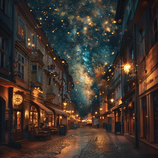 Free Starry Night Street Image - Starry, Night, Alley | Download at ...
