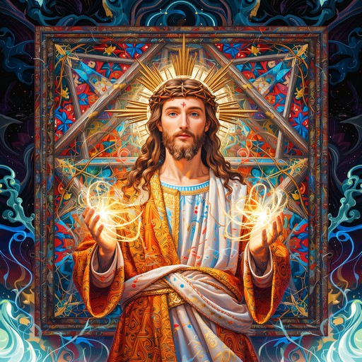 Free Divine Cosmic Vision Image - Jesus, Cosmic, Surreal | Download at ...