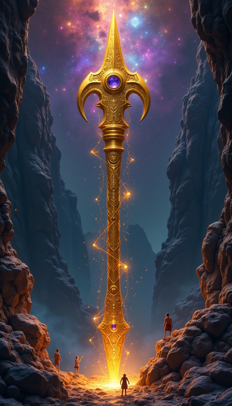 Free Cosmic Golden Key Image - Golden, Spear, Cosmic | Download at ...