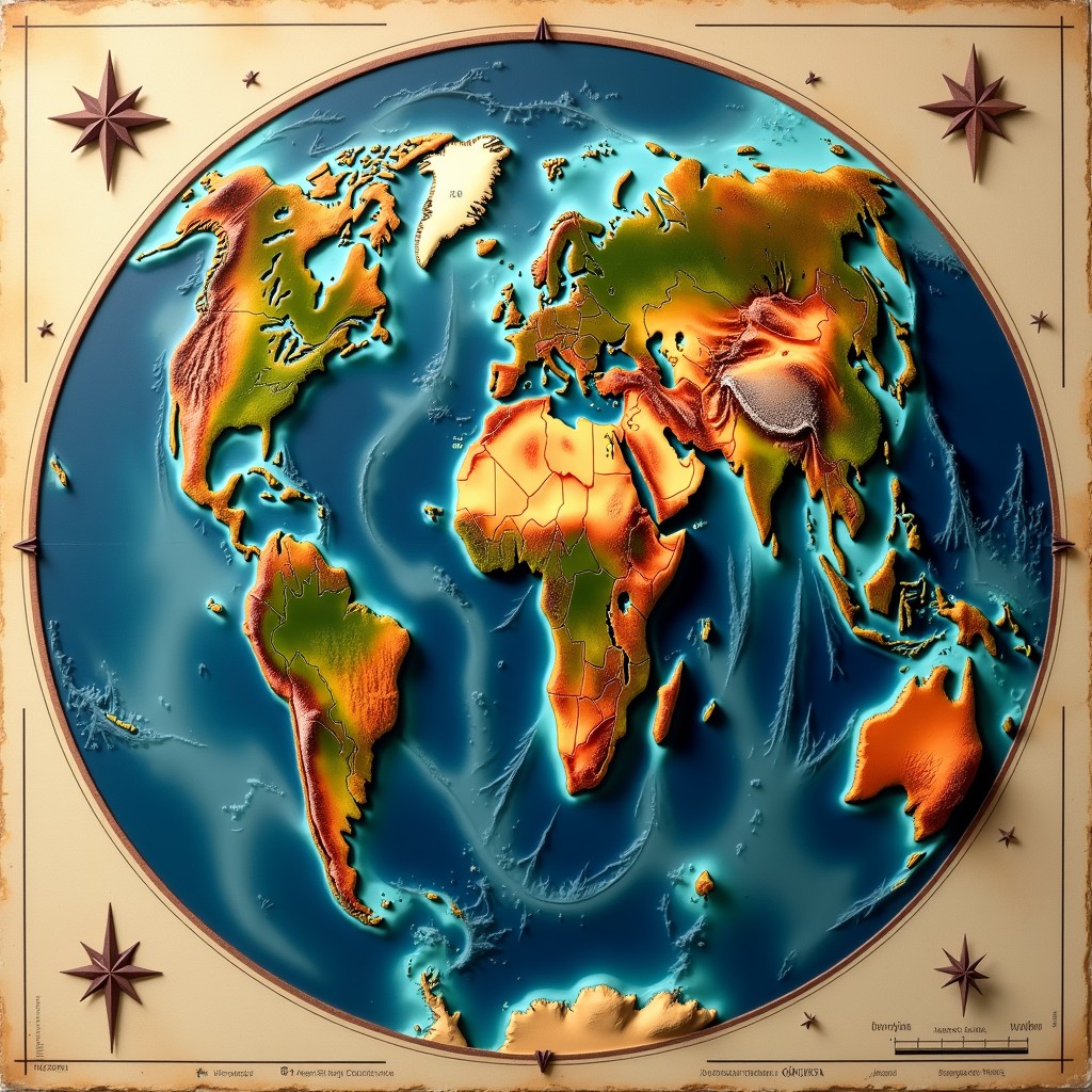 Global Ridge Map Free Global Relief Map Image - Topographical, Cartography, Globe ...