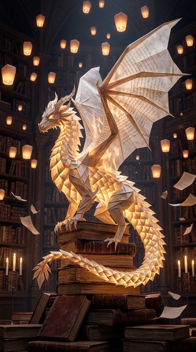 Foled Paper Download Jade Origami Dragon Stock Images for Free | StockCake