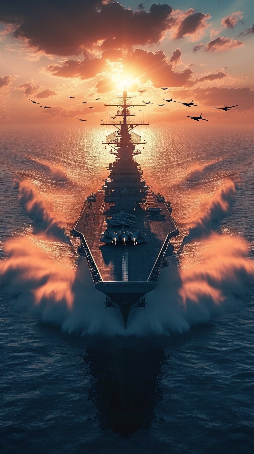Free Majestic Naval Sunrise Image - Sunrise, Ship, Ocean | Download at ...