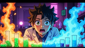Anime Exploded Lab Free Explosive Laboratory Discovery Image - Anime, Laboratory, Science ...