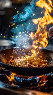 Free Fiery Cooking Action Image - Fire, Cooking, Flame | Download at ...
