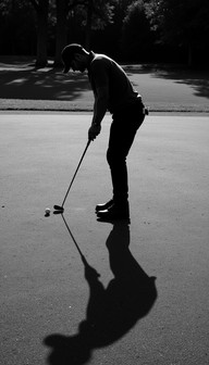 Golf Lessonn Shadow Free Shadow and Stance Image - Golf, Putting, Silhouette | Download at ...