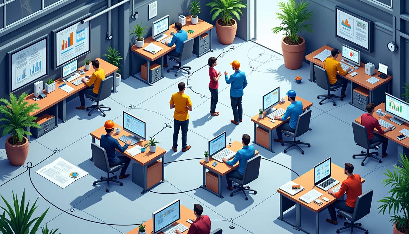 Free Collaborative Project Evolution Image - Engineering, Isometric ...