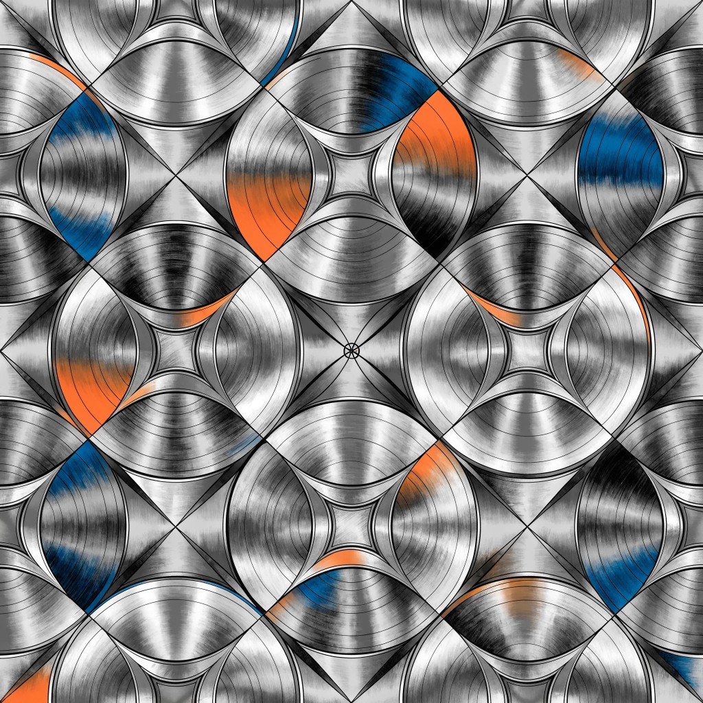 Free Metallic Geometric Pattern Image - Geometric, Pattern, Metallic ...