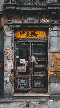 Free Aged Storefront Entrance Image - Store, Aged, Urban | Download at ...
