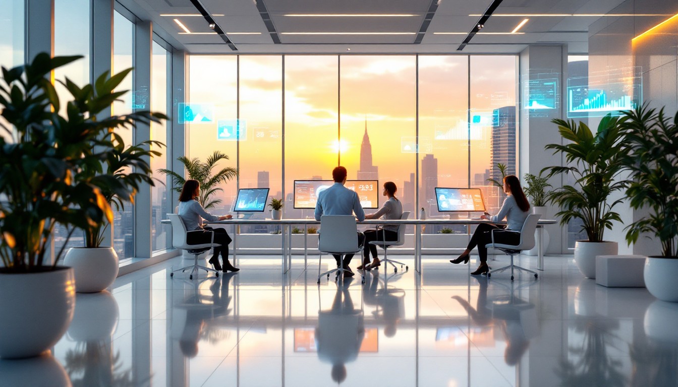 Free Future Office Space Image - Office, Futuristic, Minimalist ...