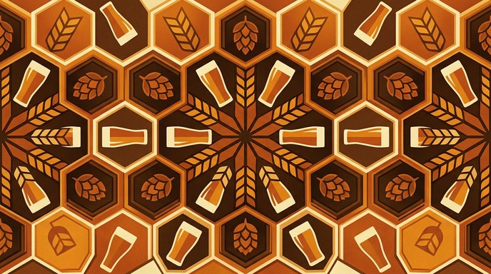 Free Craft Beer Design Image - Brewery, Geometric, Pattern | Download ...