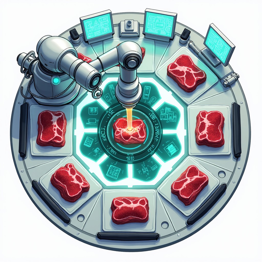 Free Tech Butchery Station Image - Futuristic, Robotic, Butchery ...