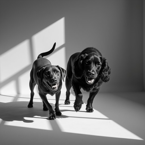 Free Shadows and companions Image - Dogs, Monochrome, Shadows ...