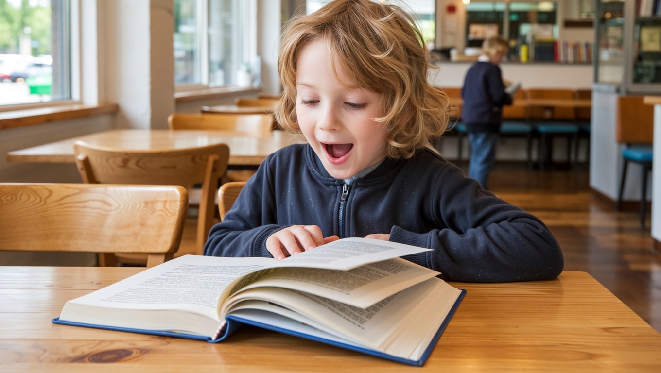 Free Child Reads Peacefully Image - Child, Reading, Book | Download at ...