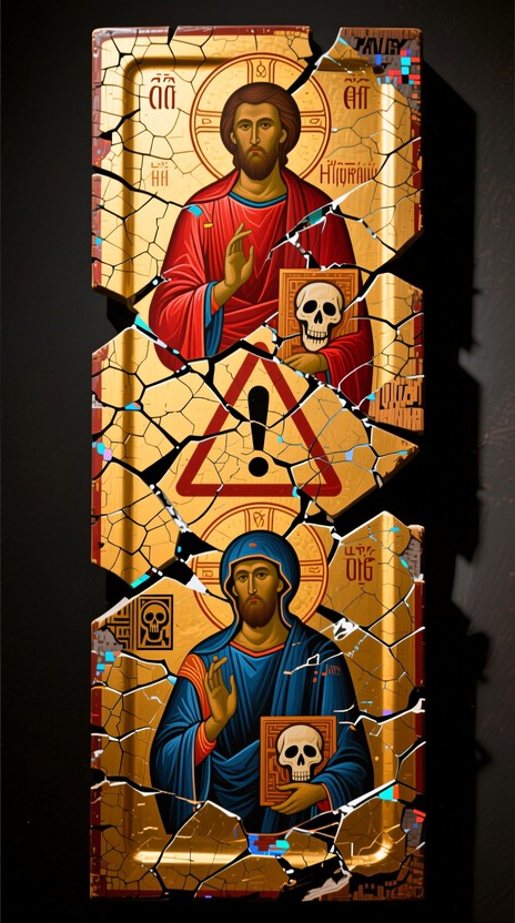 Free Fractured Sacred Icon Photo - Byzantine, Icon, Religious ...