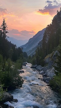 Free Sunset River Beauty Image - Sunset, River, Beauty | Download at ...