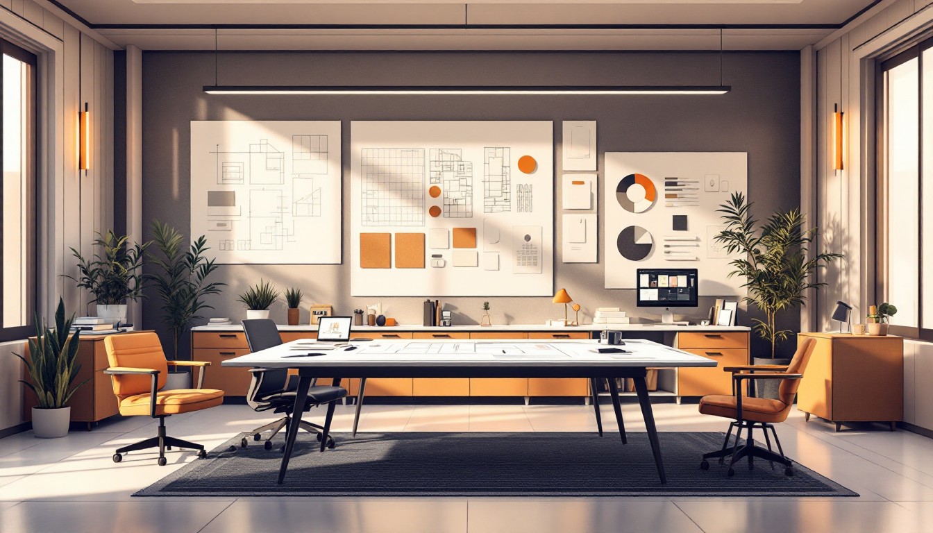 Free Modern Design Studio Image - Workspace, Modern, Architectural ...