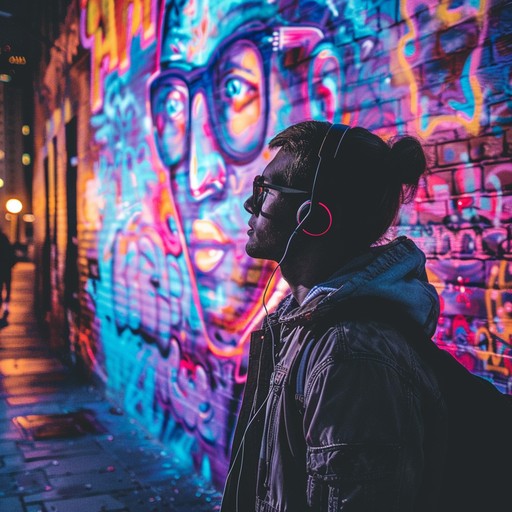 Free Urban Graffiti Scene Image - Graffiti, Headphones, Street-art ...