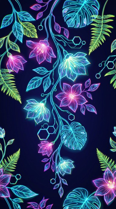Free Neon Botanical Garden Image - Neon, Botanical, Cyberpunk ...