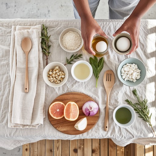 Arrange Ingredients Free Wholesome Food Preparation Image - Food, Grains, Wooden | Download ...