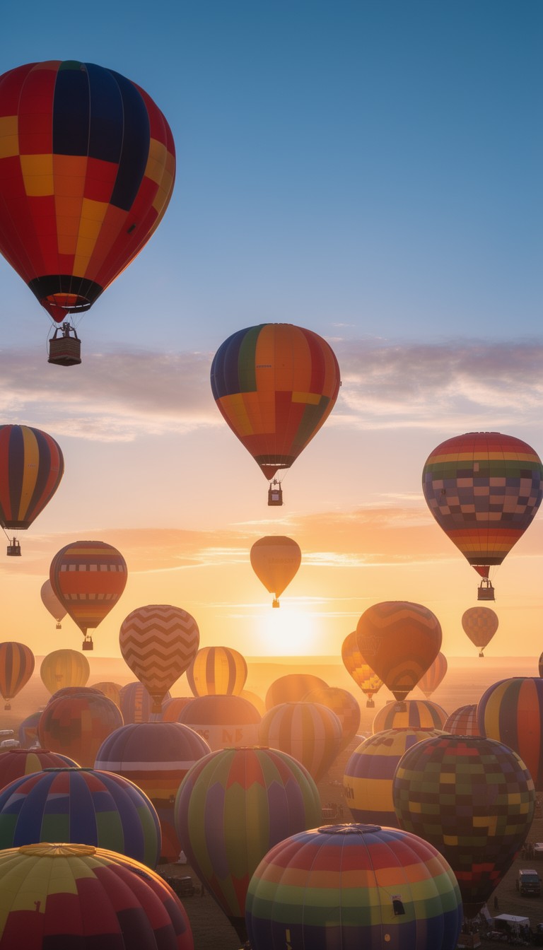 Sun Rise Balloon Free Sunrise Balloon Festival Image - Balloons, Sunrise, Sky | Download ...