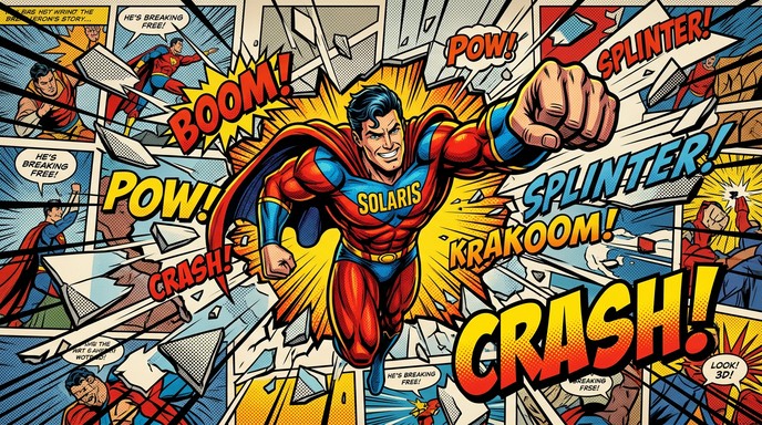 Free Hero Breaks Free Image - Superhero, Comic, Popart | Download at ...
