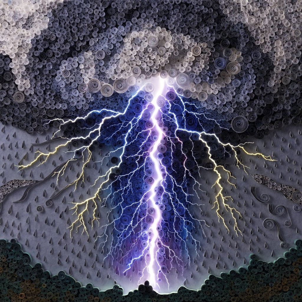 Free Paper Lightning Storm Image - Quilling, Papercraft, Lightning ...