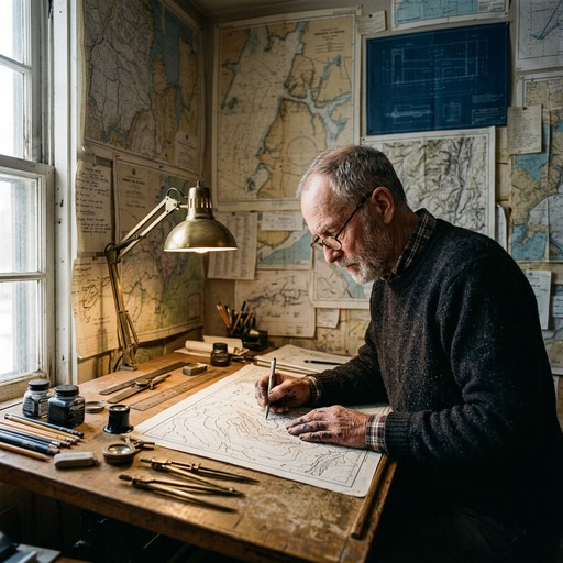 Free Mapmaker's Golden Hour Image - Cartographer, Mapmaker, Maps ...