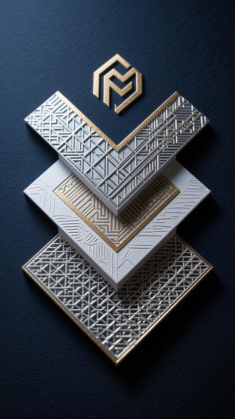 Free Dimensional Logo Architecture Photo - Geometric, Embossed ...