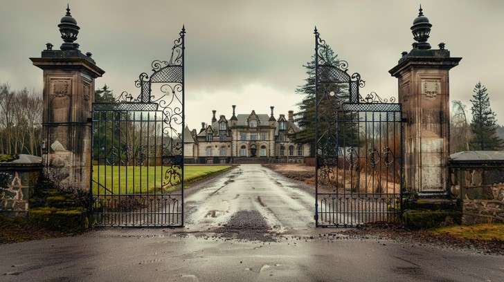 Brooding Estate Free Majestic Estate Entrance Image - Estate, Gates, Mansion | Download ...