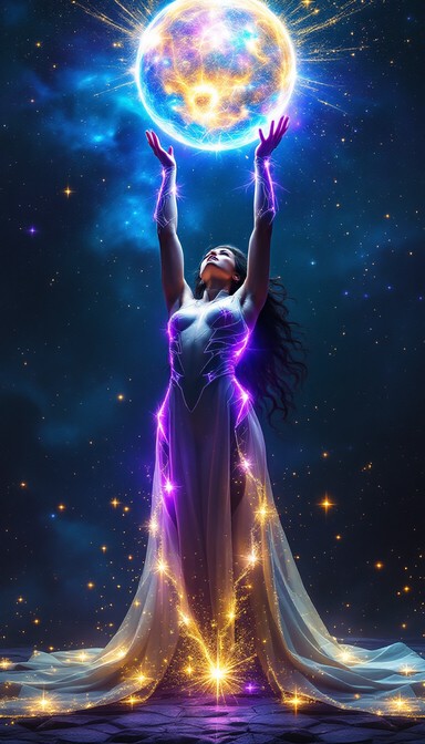 Free Cosmic Power Rising Image - Superhero, Woman, Cosmic | Download at ...