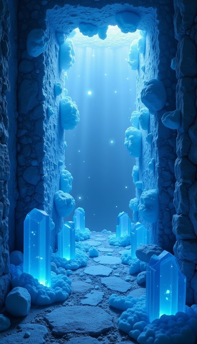 Blue Rectangular Portal Free Luminous Blue Portal Image - Portal, Blue, Crystal | Download at ...