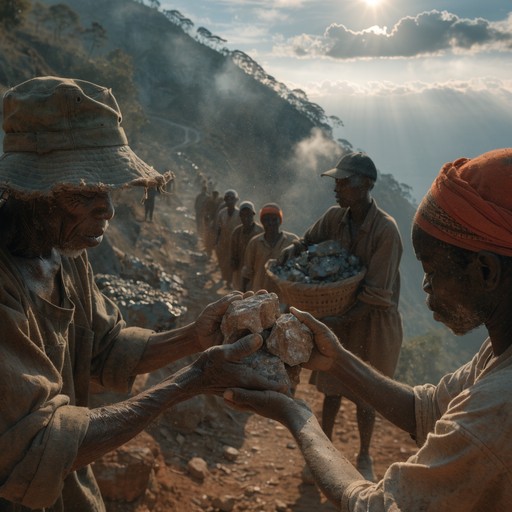 Work Together Mining Free Industrial Dawn Operations Image - Industrial, Mining, Worker ...