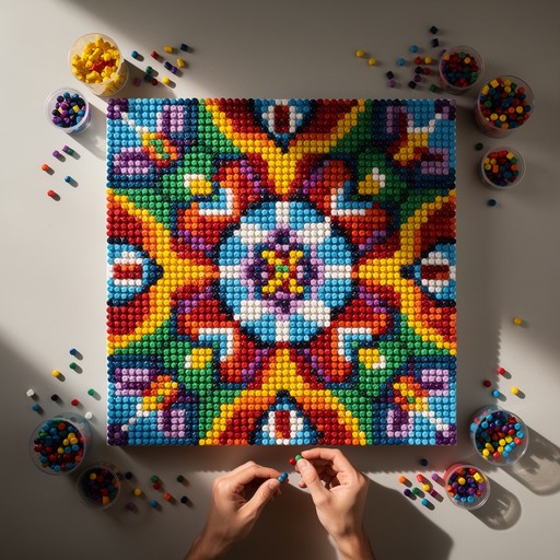 Design Pegs Example Free Colorful Peg Mosaic Image - Mosaic, Pegs, Colorful | Download at ...