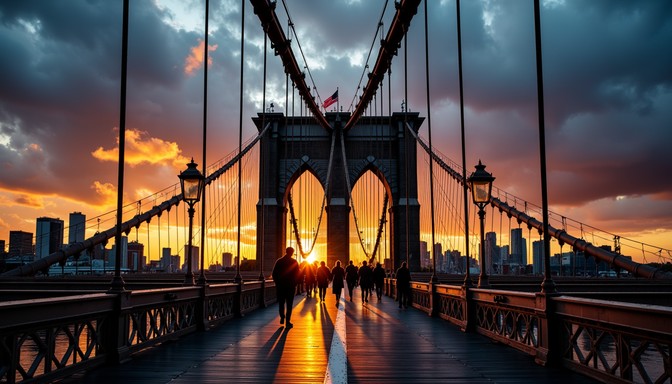Free Iconic Bridge Sunset Image - Sunset, Bridge, Silhouette | Download ...