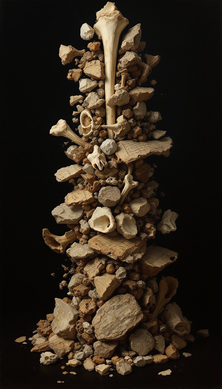 Free Ancient Bones Tower Image - Bones, Archaeology, Artifacts ...