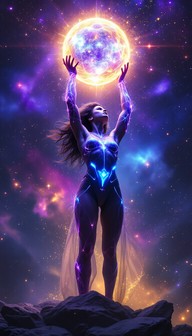 Free Cosmic Power Unleashed Image - Superhero, Woman, Cosmic | Download ...