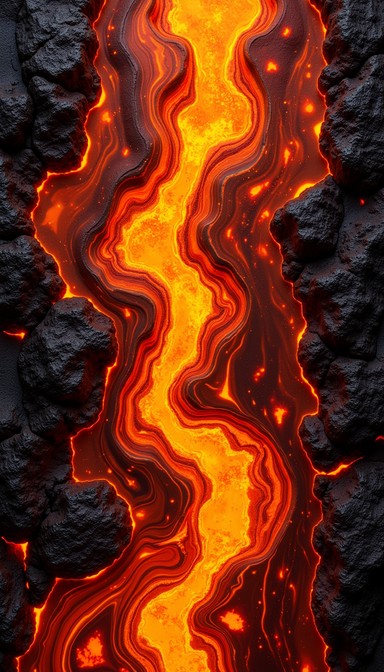Volcano Stream Pattern Free Fiery Volcanic Stream Image | Download at StockCake