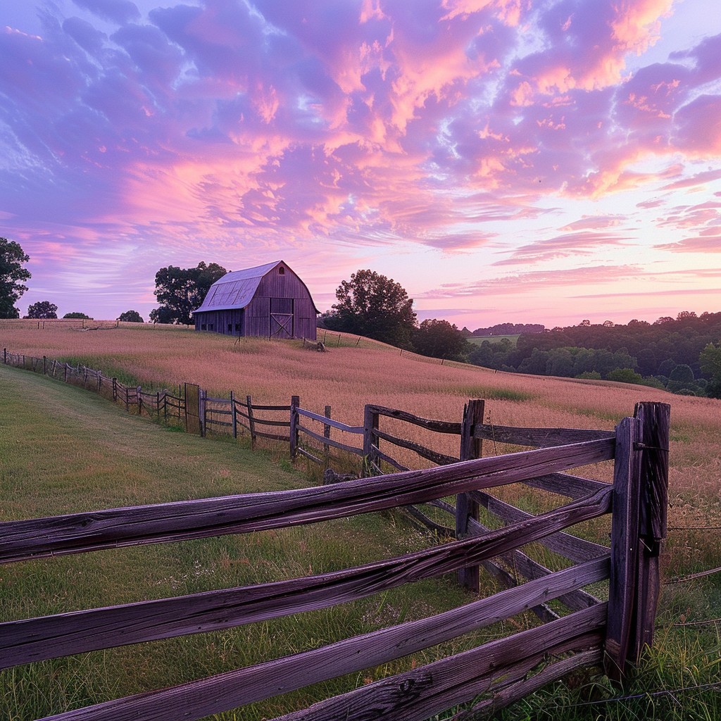 Download Rustic Sunset Serenity Image - Sunset, Barn, Countryside ...