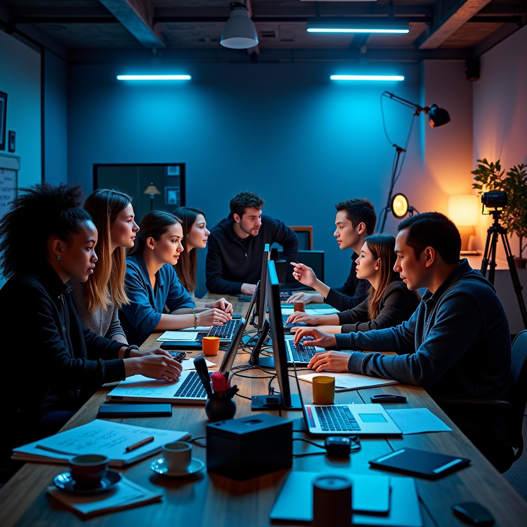 Free Content team focus Image - Collaboration, Studio, Creative ...