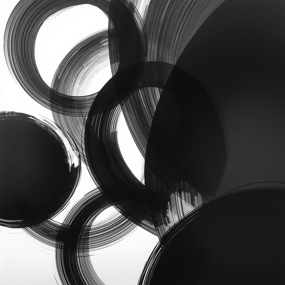 Free Dynamic Monochrome Circles Image - Circles, Monochrome, Abstract ...