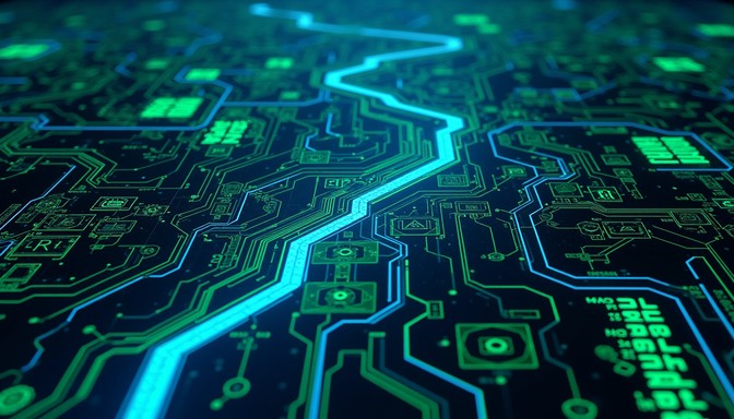 Free Luminous Data Network Image - Circuit, Technology, Digital ...