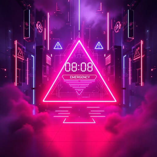 Free Neon Crisis Alert Image - Cyberpunk, Neon, Holographic | Download ...