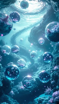 Free Magical Ocean Bubbles Image - Underwater, Fantasy, Surreal ...