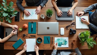 Multiple Table Work Space Free Collaborative creative workspace Image - Workspace, Collaboration ...