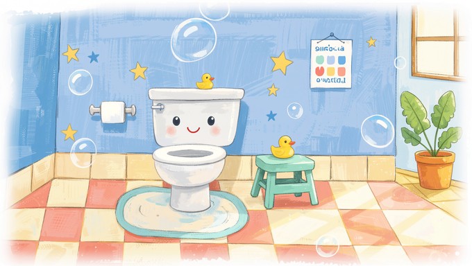 Free Happy Potty Time Image - Bathroom, Toilet, Children | Download at ...