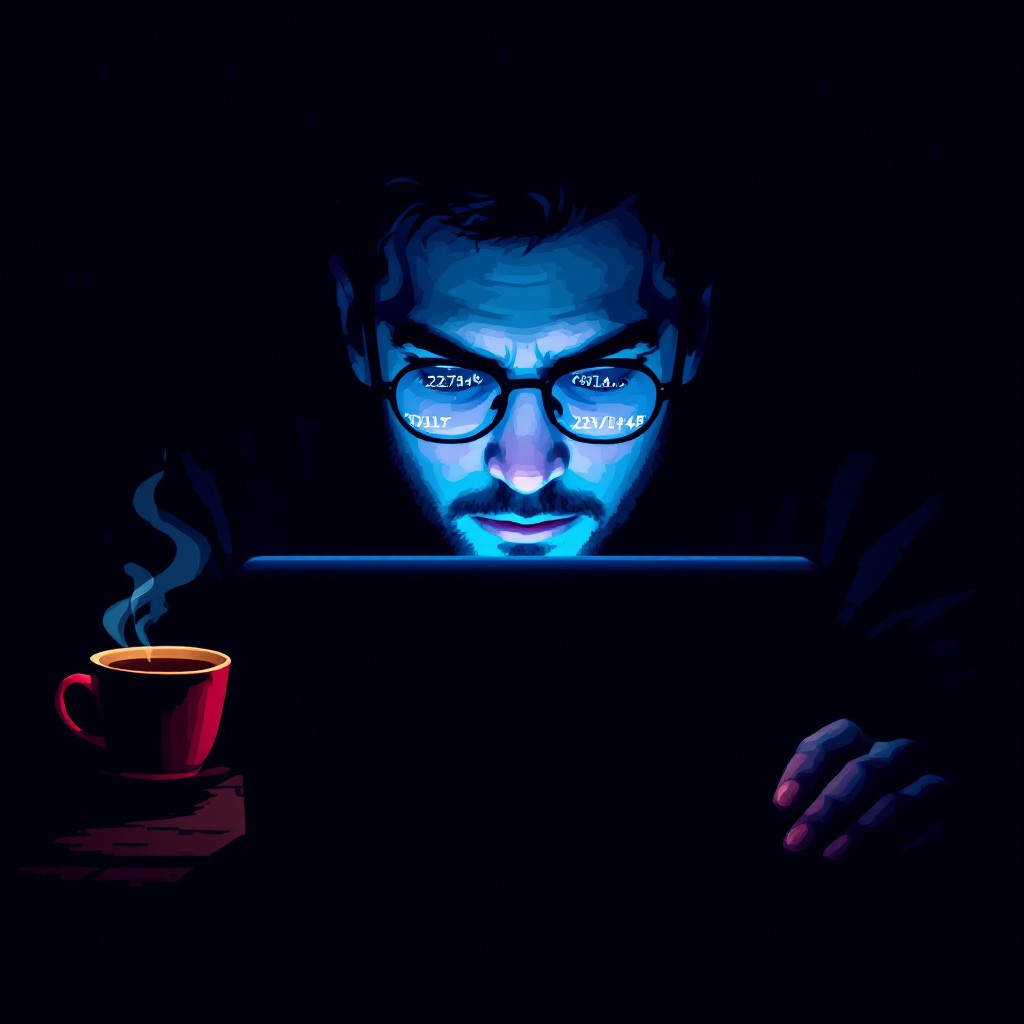Free Midnight Code Glow Image - Programmer, Coding, Nighttime ...