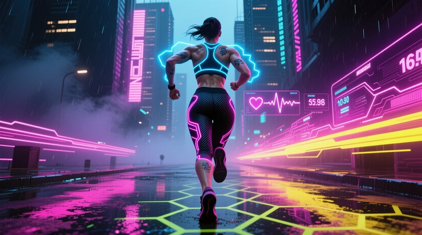 Free Neon Runner Energy Image - Cyberpunk, Runner, Woman | Download at ...