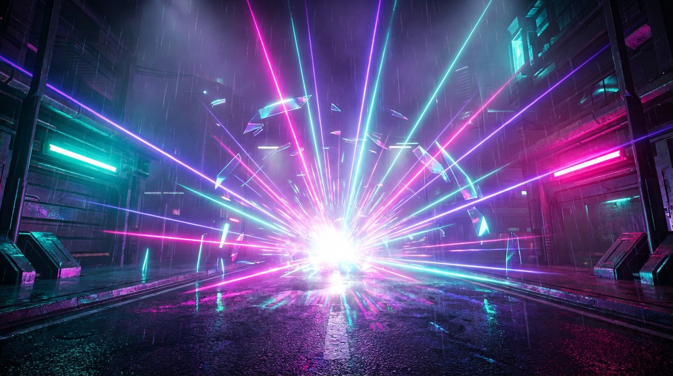 Neon Explotion Puff Free Neon Explosion Burst Image - Neon, Explosion, Cyberpunk | Download ...