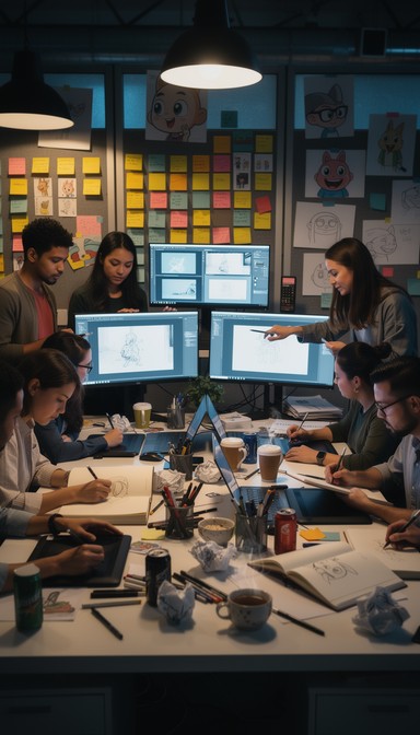 Free Creative Team Brainstorming Image - Animation, Studio ...